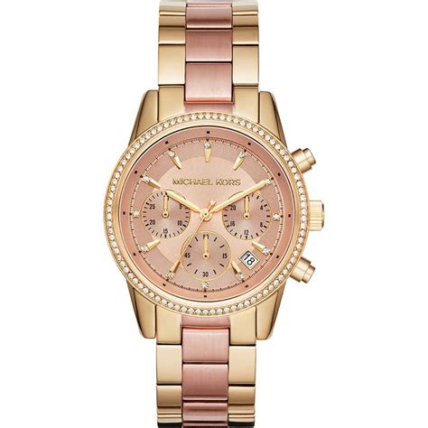 michael kors the ritz damen bicolor|Ritz Pavé Two.